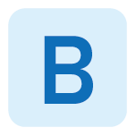 B